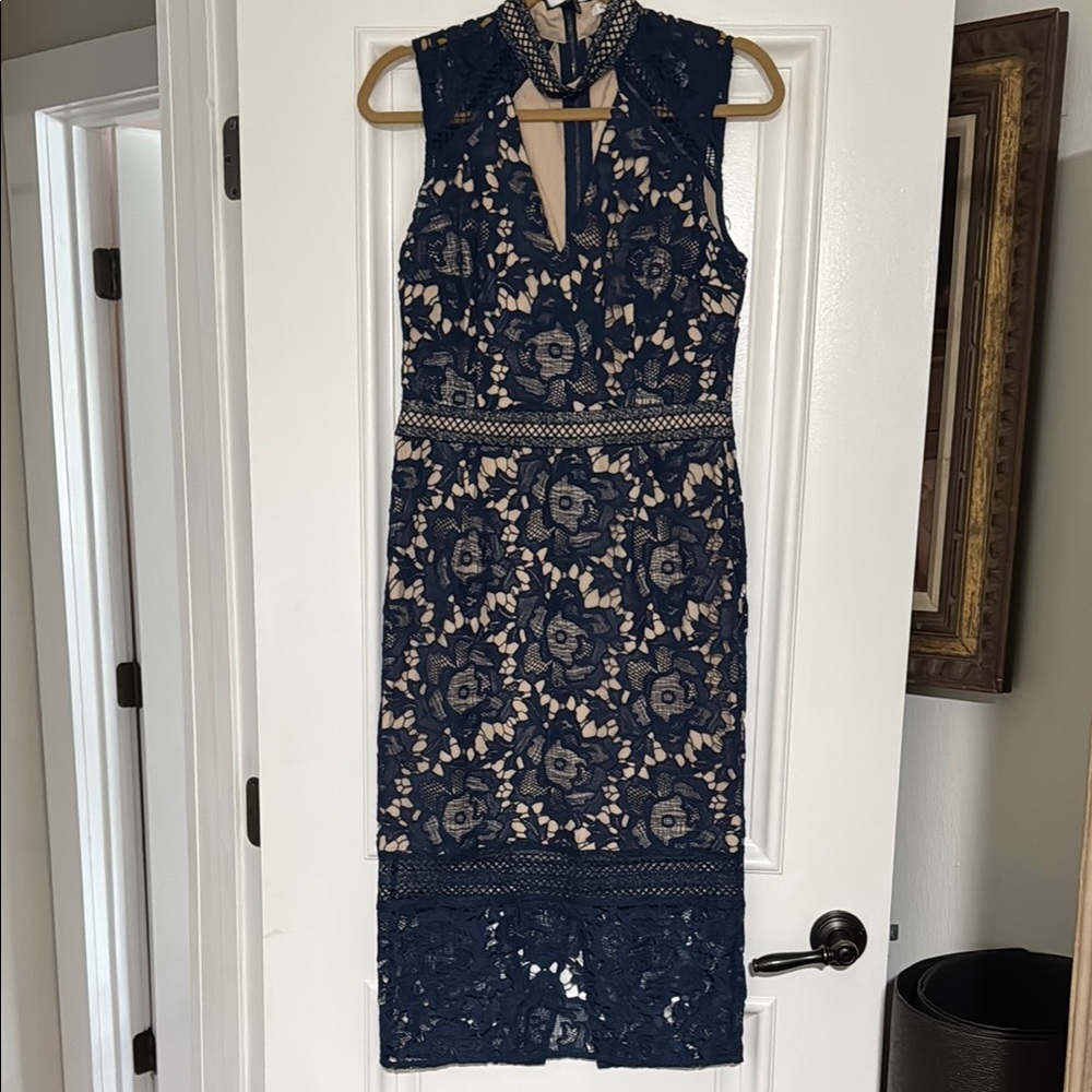 Lace cocktail dress